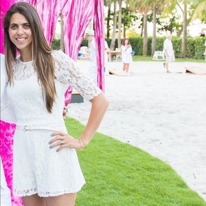 White Lace Romper